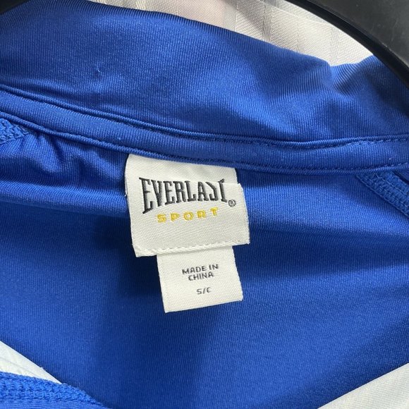 Everlast Sport Womens Royal Blue & Green Workout Jacket Size S Long Sleeves - Picture 7 of 11
